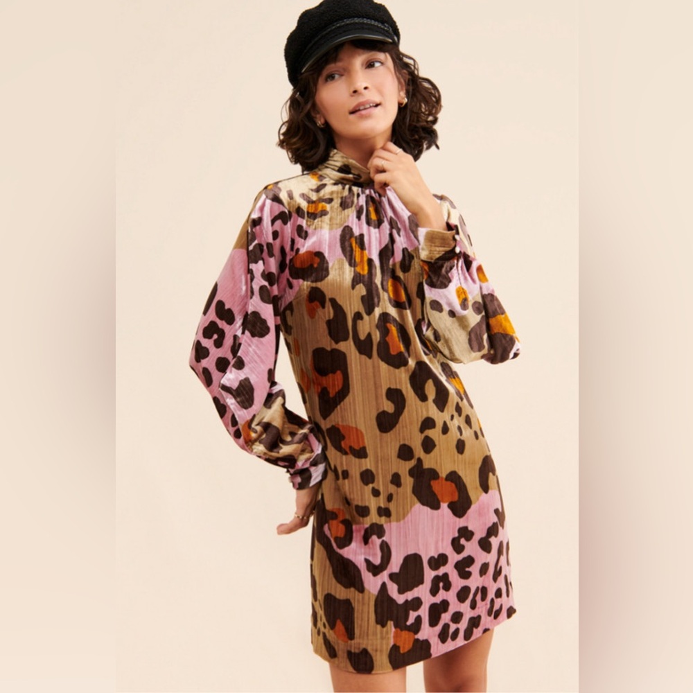 Eleanor velvet tunic dress